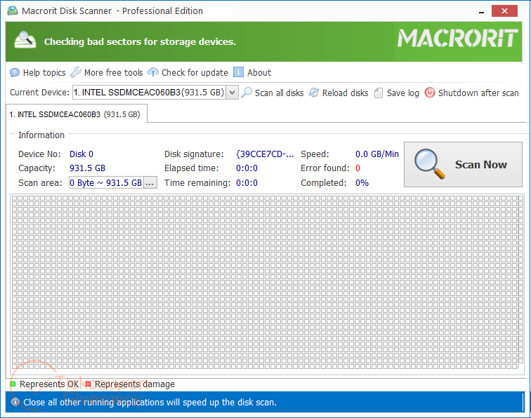Giveaway Macrorit Disk Scanner Professional