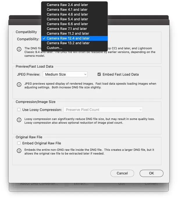Adobe DNG Converter for Free Download