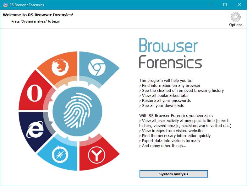 rs browser forensics welcome