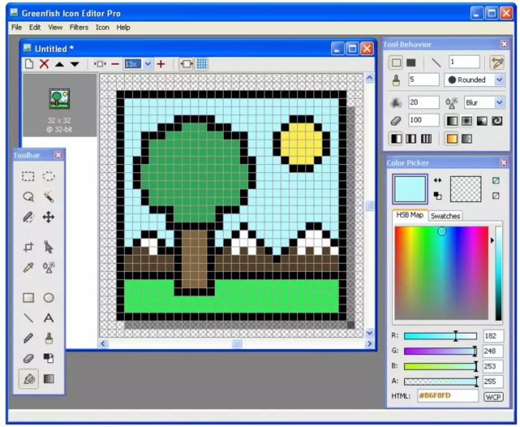 Greenfish Icon Editor Pro for windows