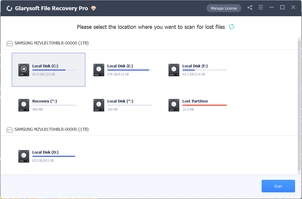 Glarysoft File Recovery Pro Free Download