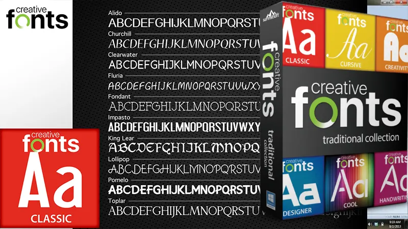 Summitsoft Creative Fonts Collection download