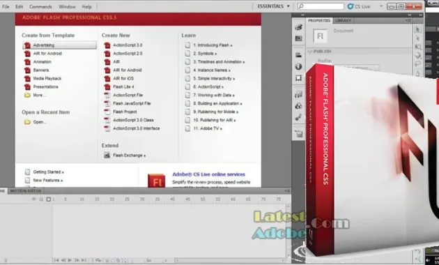 Adobe Flash Professional CS5 Free Download